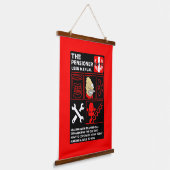 Hoe oude mensen te begrijpen hangend wandkleed (Gebogen)