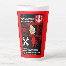 Hoe oude mensen te begrijpen latte mok