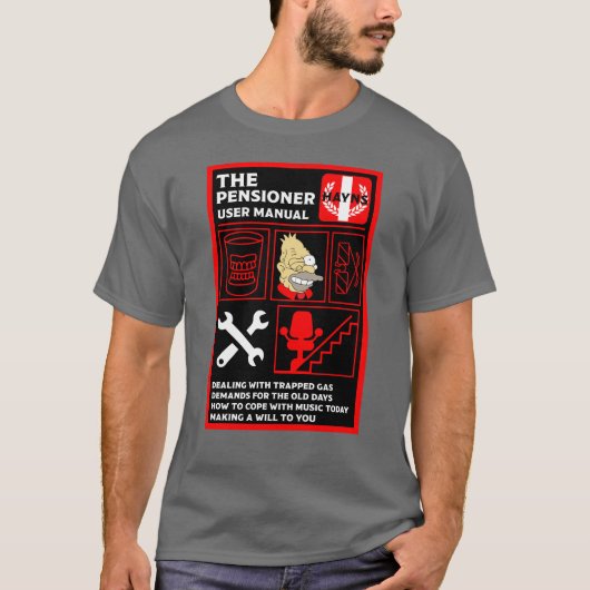 Hoe oude mensen te begrijpen t-shirt (Voorkant)