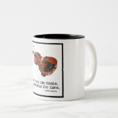 Hoe ouder de raadsel... tweekleurige koffiemok (Voorkant rechts)