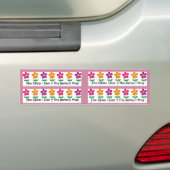 Hoe ouder ik word, hoe beter ik was bumpersticker (Op auto)