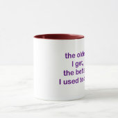 Hoe ouder ik word, mok (Midden)