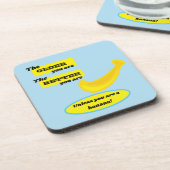 Hoe ouder je bent, hoe beter je bent bier onderzetter (Linkerzijde)