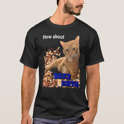 Hoe over het ontwerp van het kattenpapier van Deez T-shirt (Voorkant)