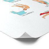 Hoe peen met morning Wood (past in alle A4-lijsten Poster (Hoek)