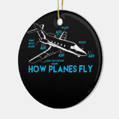 Hoe Plannen Funny Aerospace Engineer vliegen Keramisch Ornament (Links)