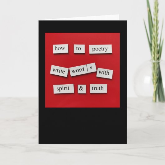 Hoe poëzie kaart (Voorkant)