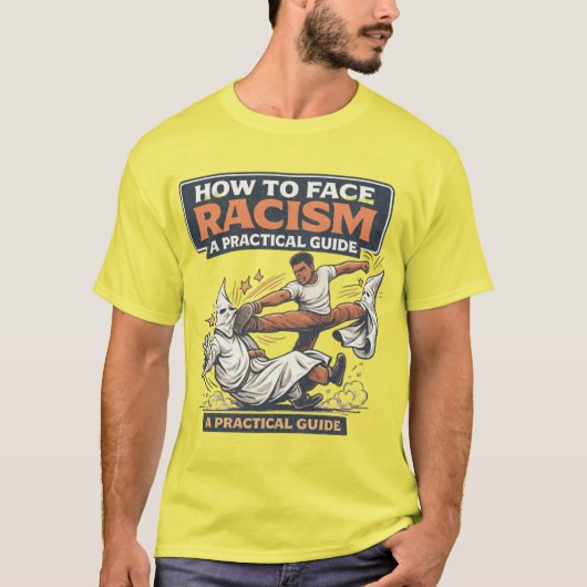 Hoe racisme tegengaan t-shirt (Voorkant)