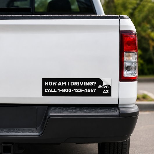 Hoe rij ik veilig bumpersticker