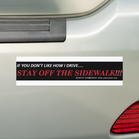 Hoe rijd ik bumpersticker (Op auto)