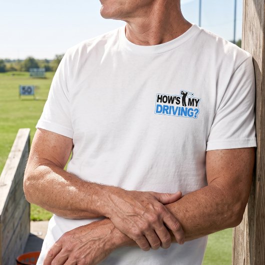 Hoe Rijd Ik - Grappige Golf Woordspeling T-shirt