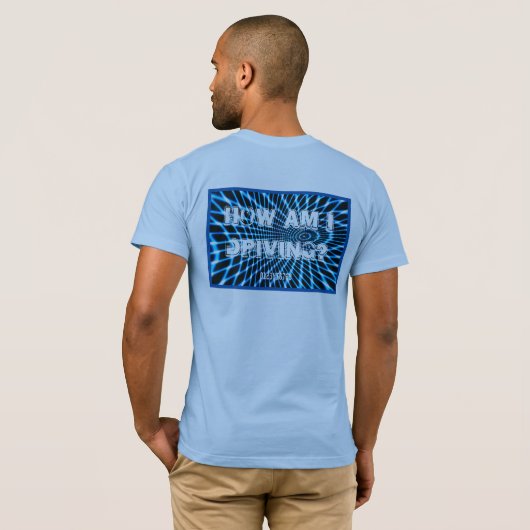 Hoe rijd ik? T-shirt (Achterkant volledig)