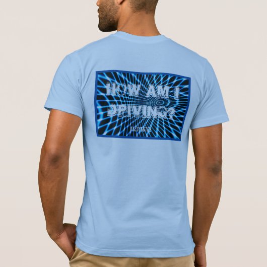 Hoe rijd ik? T-shirt (Achterkant)