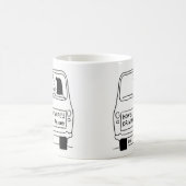 Hoe rijdt mijn vrouw? koffiemok (Center)