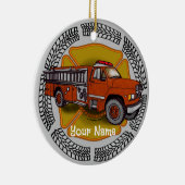 Hoe rol ik een brandweerwagen keramisch ornament (Rechts)