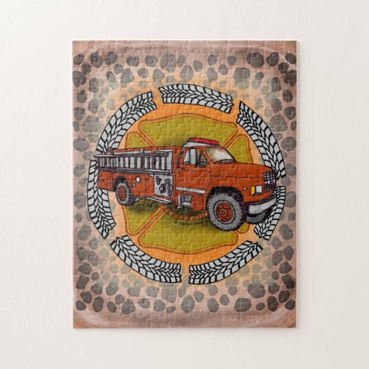 Hoe rol ik Firetruck Brandweerman puzzel (Verticaal)