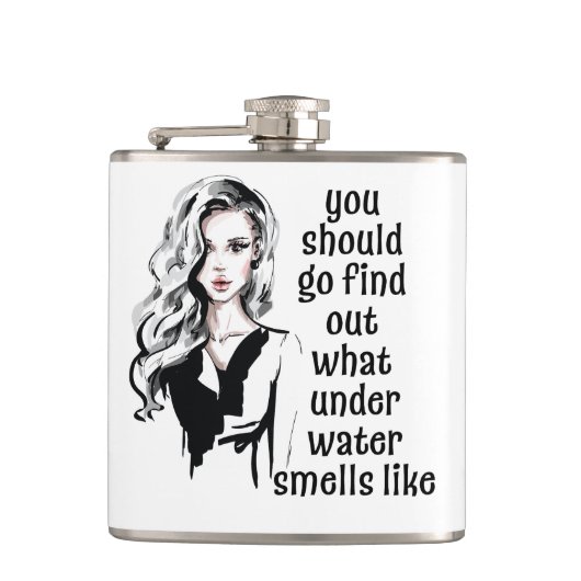 Hoe ruikt onderwater heupfles (Voorkant)