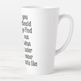 Hoe ruikt onderwater latte mok