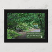 Hoe rustiger je wordt... briefkaart (Voorkant)