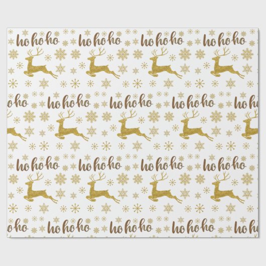 Hoe schattig glanzend glanzend glanzend gouden lux cadeaupapier (Vlak)