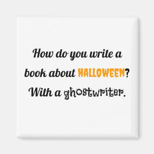 Hoe schrijf je een boek over Halloween? Met een Magneet