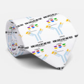 Hoe slot en sleutel ben je? (antigeen) stropdas (Opgerold)