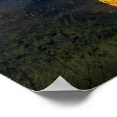 Hoe smaakt de maan? Giraffe and Moon Poster (Hoek)