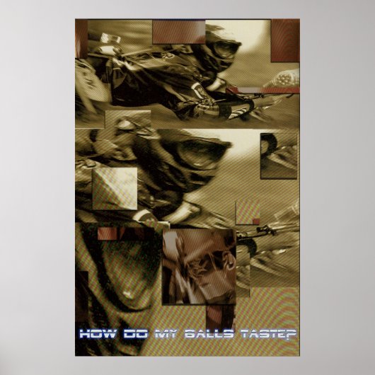 Hoe smaakt mijn ballen? poster (Voorkant)