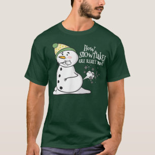 Hoe sneeuwvlokken echt grappig zijn gemaakt Chris T-shirt