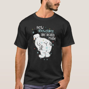 Hoe sneeuwvlokken echt grappig zijn gemaakt Chris T-shirt
