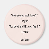 Hoe spel je liefde? magneet (Voorkant)