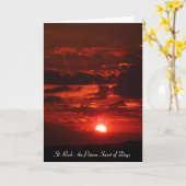 Hoe St. Roch het Patron Sint van Honden werd Kaart (Gele Bloem)