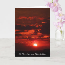 Hoe St. Roch het Patron Sint van Honden werd Kaart