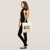 Hoe staat het ermee? tote bag (Voorkant (model))