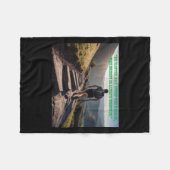 Hoe steil de weg ook is fleece deken (Voorkant (Horizontaal))
