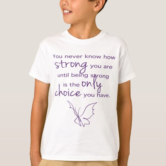 Hoe sterk Butterfly T-shirt (Voorkant)