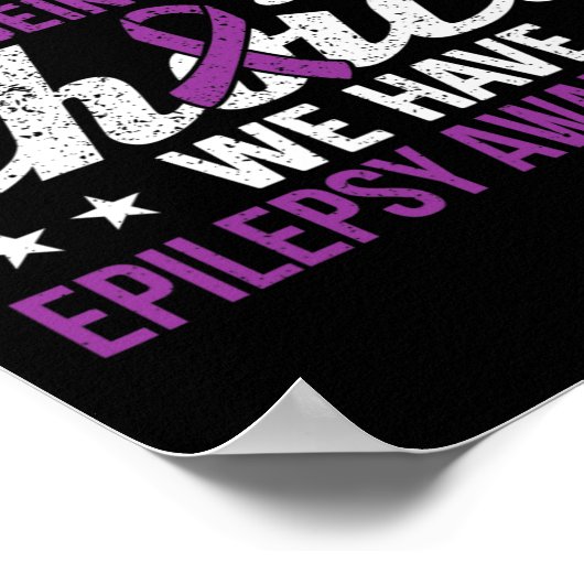 Hoe sterk we alleen maar kiezen voor Epilepsy Bewu Poster (Hoek)