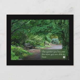 Hoe stiller je wordt... briefkaart