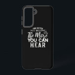 Hoe stiller je wordt, hoe meer je zwart hoort samsung galaxy hoesje<br><div class="desc">Stap in sereniteit met het door Zen geïnspireerde citaat, 'The Quiet You Become, The More You Can Hear.' Perfect voor degenen die vrede en mindfulness zoeken in hun dagelijks leven, dit ontwerp combineert eenvoud met diepgaande wijsheid. Of je nu een yogales volgt, mediteert of gewoon geniet van een rustig moment,...</div>