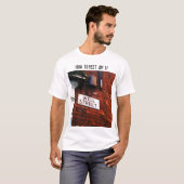 Hoe straat ben ik? T-shirt (Voorkant volledig)