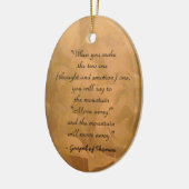 Hoe te bidden Evangelie van Thomas Keramisch Ornament (Links)