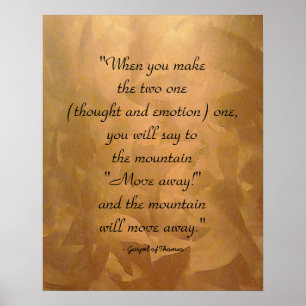 Hoe te bidden Evangelie van Thomas Poster