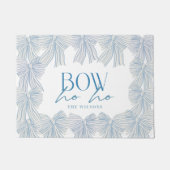 Hoe te Blue Bows Kerstvakantie Deurmat (Voorkant)