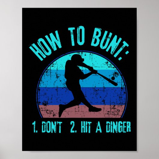Hoe te bunt, sla geen dinger grappig verkoop softl poster (Voorkant)