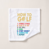 Hoe te golfen Handdoek (Wasdoekje)