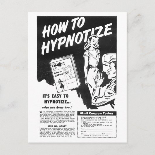 Hoe te Hypnotize Briefkaart (Voorkant)