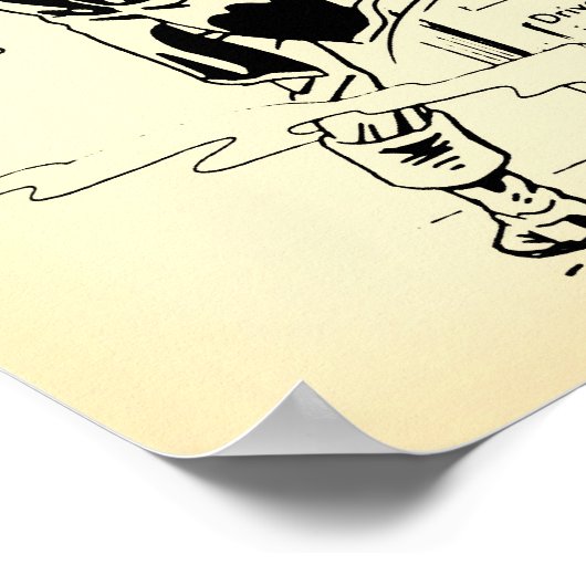 Hoe te om een Deurdruk neer te klikken Poster (Hoek)