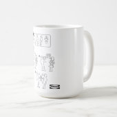 Hoe te om een Goedgekeurd Papa Instruction Sheet t Koffiemok (Voorkant rechts)