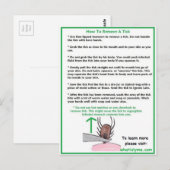 Hoe te om een Kaart van de Instructies van de Tik  (Voorkant / Achterkant)