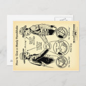 Hoe te om een Manly Briefkaart van de Handdruk te  (Voorkant / Achterkant)